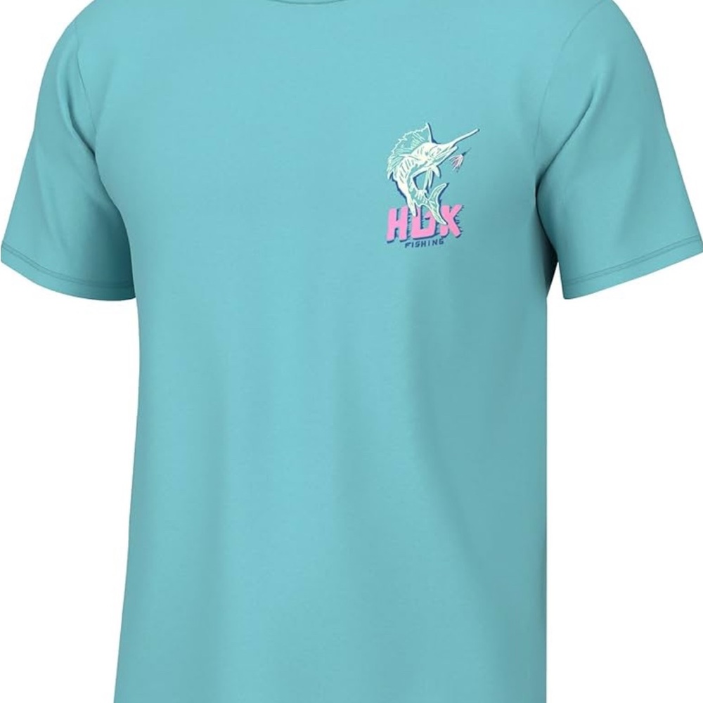 HUK Men's Fishing Graphic Tee Performance Short Sleeve Quick Dry